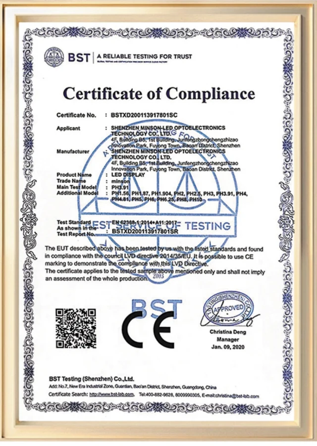 CE certificate reproduction from supplier catalogue, PDF page 8
