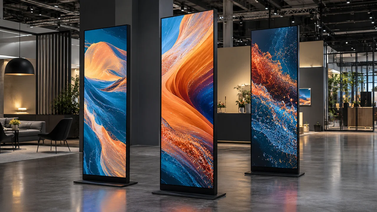 Retail poster network — AI-generated illustrative image