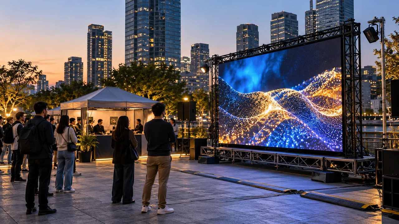 Brand activation event — AI-generated illustrative image